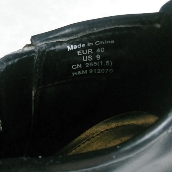 H & M Peep Toe Wedge Ankle Boot - Picture 6 of 6